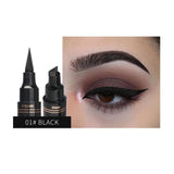 Colorful Seal Stamp Liquid Eyeliner Pen Waterproof Fast Dry Black Eye Liner Pencil With Eyeliner Cosmetic Double-ended Eyeliner