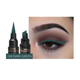 Colorful Seal Stamp Liquid Eyeliner Pen Waterproof Fast Dry Black Eye Liner Pencil With Eyeliner Cosmetic Double-ended Eyeliner