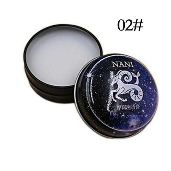 Universal 12 Constellation Solid Perfume Portable Skin Care Balm Deodorants Antiperspirants Women Men Body Romantic Fragrance