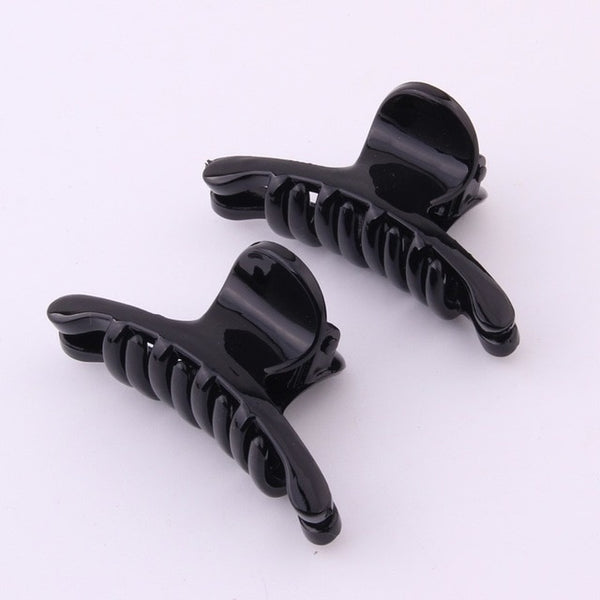 Fashion Simple Hair Claw Clips For Women Good Quality Plastic Crab For Hair Ponytail Holder Beauty Salon Tools Hairdressing .