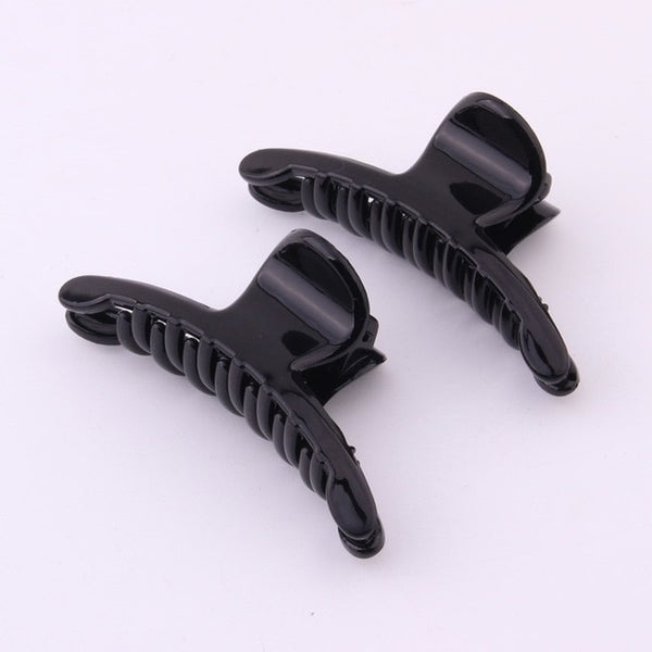 Fashion Simple Hair Claw Clips For Women Good Quality Plastic Crab For Hair Ponytail Holder Beauty Salon Tools Hairdressing .