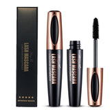 4d silk fiber mascara waterproof and easy to dry natural soft long eyelash makeup mascara black thick eyelash cosmetics