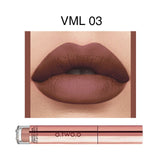 O.TWO.O Matte Lipstick Liquid Waterproof Long Lasting Velvet Lip Gloss Makeup Smooth Pigment Lip Tint Red Lips Cosmetics