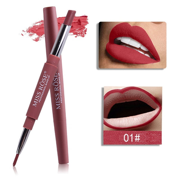 20 color lip makeup liner waterproof long-lasting red lip pencil lipstick nude makeup ladies cosmetics