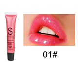 Hot 12ml Candy Color Waterproof Lip Gloss Makeup Lipgloss Long Lasting Glitter Liquid Lipstick for Cosmetics Women Girls TSLM2