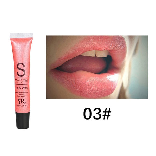 Hot 12ml Candy Color Waterproof Lip Gloss Makeup Lipgloss Long Lasting Glitter Liquid Lipstick for Cosmetics Women Girls TSLM2