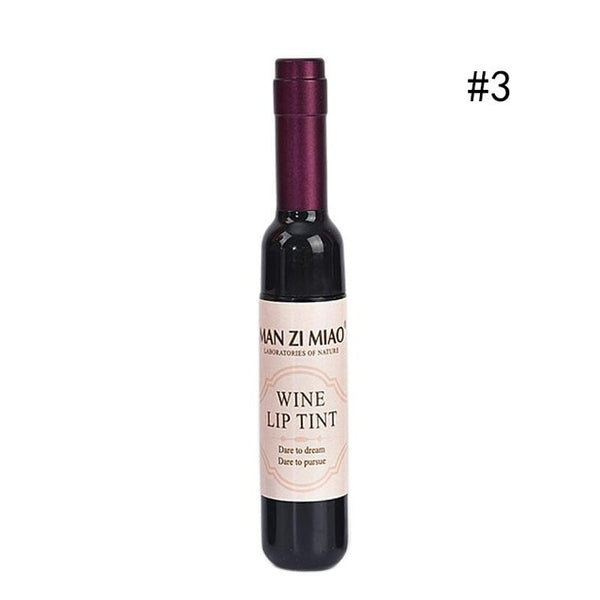 LEARNEVER New Arrival Wine Red Korean Style Lip Tint Baby Pink Lip For Women Makeup Liquid Lipstick Lip gloss red lips Cosmetic