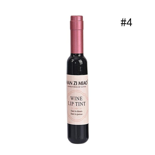 LEARNEVER New Arrival Wine Red Korean Style Lip Tint Baby Pink Lip For Women Makeup Liquid Lipstick Lip gloss red lips Cosmetic