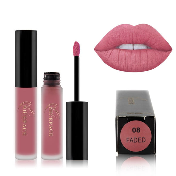 26 color liquid lipstick sexy nude matte liquid lipstick waterproof lasting moisturizing lip gloss lips cosmetics