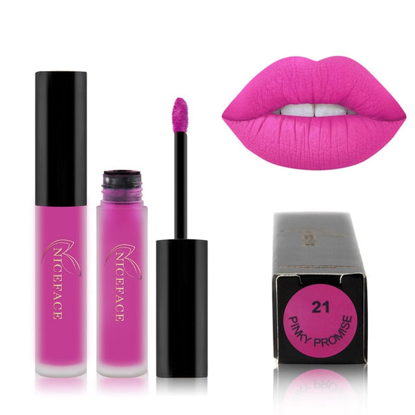 26 color liquid lipstick sexy nude matte liquid lipstick waterproof lasting moisturizing lip gloss lips cosmetics
