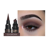 Colorful Seal Stamp Liquid Eyeliner Pen Waterproof Fast Dry Black Eye Liner Pencil With Eyeliner Cosmetic Double-ended Eyeliner