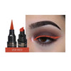 Colorful Seal Stamp Liquid Eyeliner Pen Waterproof Fast Dry Black Eye Liner Pencil With Eyeliner Cosmetic Double-ended Eyeliner