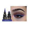 Colorful Seal Stamp Liquid Eyeliner Pen Waterproof Fast Dry Black Eye Liner Pencil With Eyeliner Cosmetic Double-ended Eyeliner