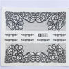 YZWLE 32 Styels Beauty DIY Black Lace Flower Sticker Nail Art Decals for Women Tips Water Transfer Accessory
