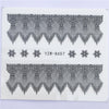 YZWLE 32 Styels Beauty DIY Black Lace Flower Sticker Nail Art Decals for Women Tips Water Transfer Accessory
