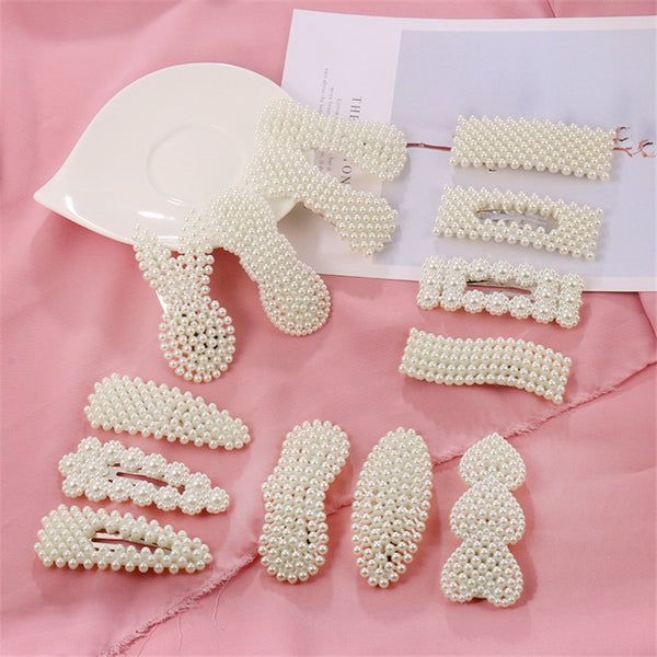 2019 Women Metal Pearl Hair Clip Bobby Pin Barrette Hairpin Hair Accessories Beauty Styling Tools Headdress New Arrival Hairpin