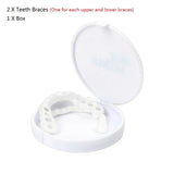 Comfortable Natural Cosmetic Fake Tooth Cover Snap On Silicone Perfect Smile Veneers Teeth Upper Beauty Tool Teeth for Men Women