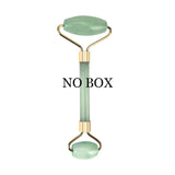 Portable Rose Quartz Facial Massage Crystal Stone Face Lift Jade Massager Roller Set Skin Care Wrinkle Removal Tool for Women