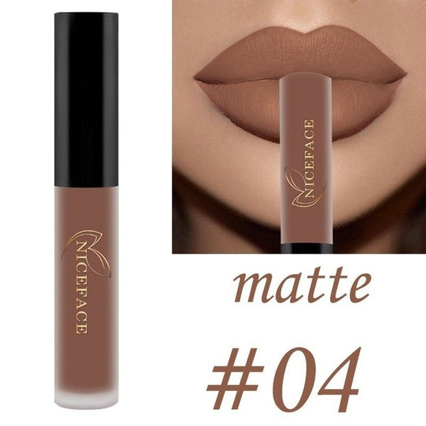 26 color liquid lipstick sexy nude matte liquid lipstick waterproof lasting moisturizing lip gloss lips cosmetics
