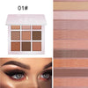 9 Colors Glitter Eyeshadow Palette Matte Eyes Makeup Pallete Eye Shadow Palette Shimmer Diamond Powder Pigment Cosmetics