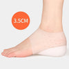 3ANGNI Invisible Height Increase Socks Women Men Heel Pads Silicone Gel Lift Insoles Dress In Socks Cracked Foot Skin Care Tool