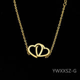 YWXXSZ   New Fashion Love Heart Bracelets for Women Charms Honey Bracelet Engagement Gifts Chain