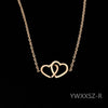 YWXXSZ   New Fashion Love Heart Bracelets for Women Charms Honey Bracelet Engagement Gifts Chain