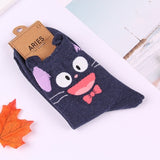 Anime My neighbor totoro socks No face cat funny fashion cute cartoon women sock spring autumn comfort happy korean cotton socks
