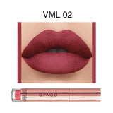 O.TWO.O Matte Lipstick Liquid Waterproof Long Lasting Velvet Lip Gloss Makeup Smooth Pigment Lip Tint Red Lips Cosmetics