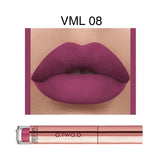 O.TWO.O Matte Lipstick Liquid Waterproof Long Lasting Velvet Lip Gloss Makeup Smooth Pigment Lip Tint Red Lips Cosmetics