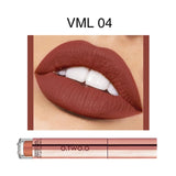 O.TWO.O Matte Lipstick Liquid Waterproof Long Lasting Velvet Lip Gloss Makeup Smooth Pigment Lip Tint Red Lips Cosmetics