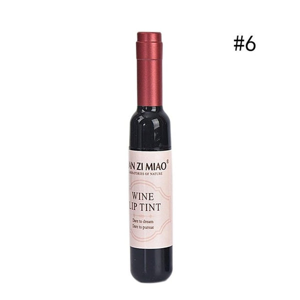 LEARNEVER New Arrival Wine Red Korean Style Lip Tint Baby Pink Lip For Women Makeup Liquid Lipstick Lip gloss red lips Cosmetic