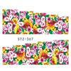 1 Sheet Water Transfer Women Full Cover Sticker Nail Art Decals Nail Art Beauty Purple Rose Decorations Polish Tips TRSTZ369-352