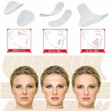 Women Facial Line Wrinkle Sagging Skin Lift Up Tape Frown Smile Lines V-Shape Face Fast Lift Up Makeup Face Wrinkle Remove Tools